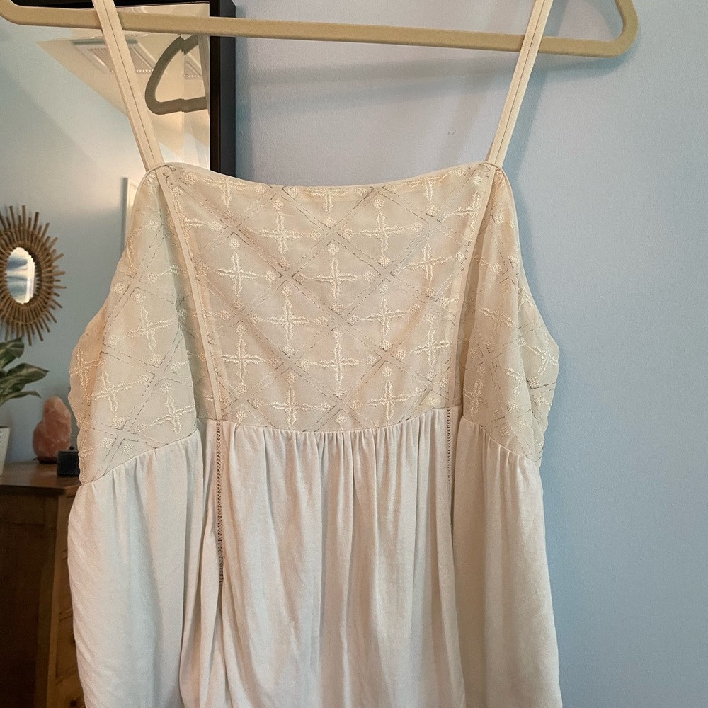 American Eagle Outfitters Cream Blouse